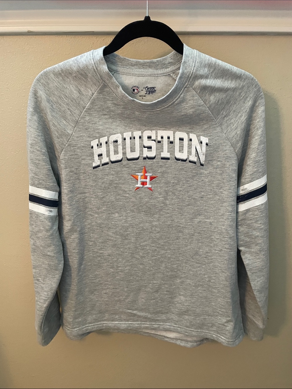 Houston Astros Grey Crewneck Sweater